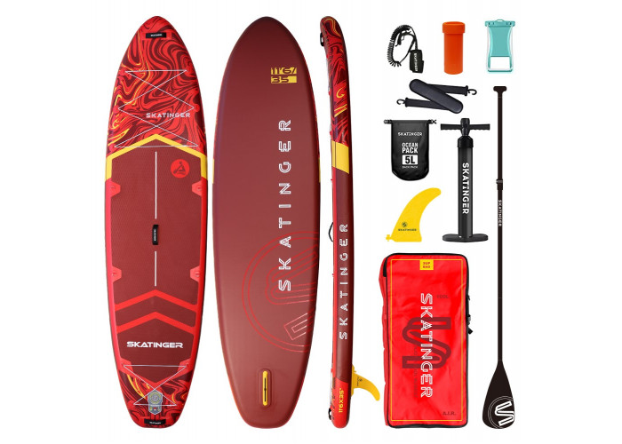 Cапборд Skatinger Prana Magma Red 2025 для йоги
